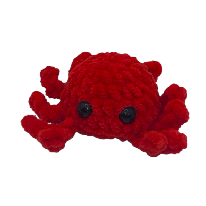 krab - pluszak Amigurumi - Pluszaki w stylu amigurumi