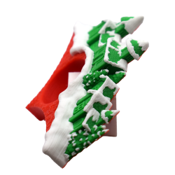 Zimowa Wioska - Zakładka do Książki 3D | Wielokolorowa | Prezent - Dekoracje 3D