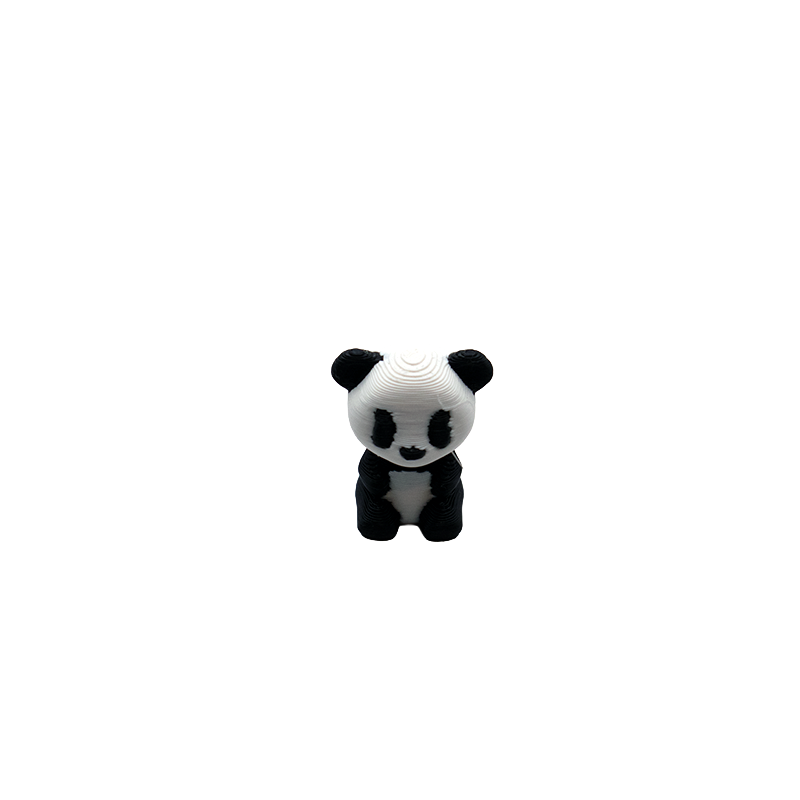 Mini Panda 3D - Figurka Biało-Czarna AMS | Miniatura - Figurki kolorowe AMS