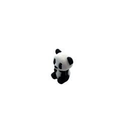 Mini Panda 3D - Figurka Biało-Czarna AMS | Miniatura - Figurki kolorowe AMS