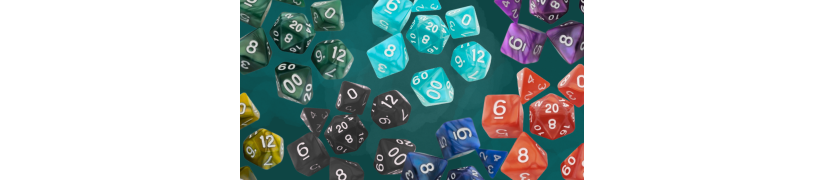 Zestawy Kości D&D i RPG | Komplety 7 sztuk | Sklep HalfyCraft